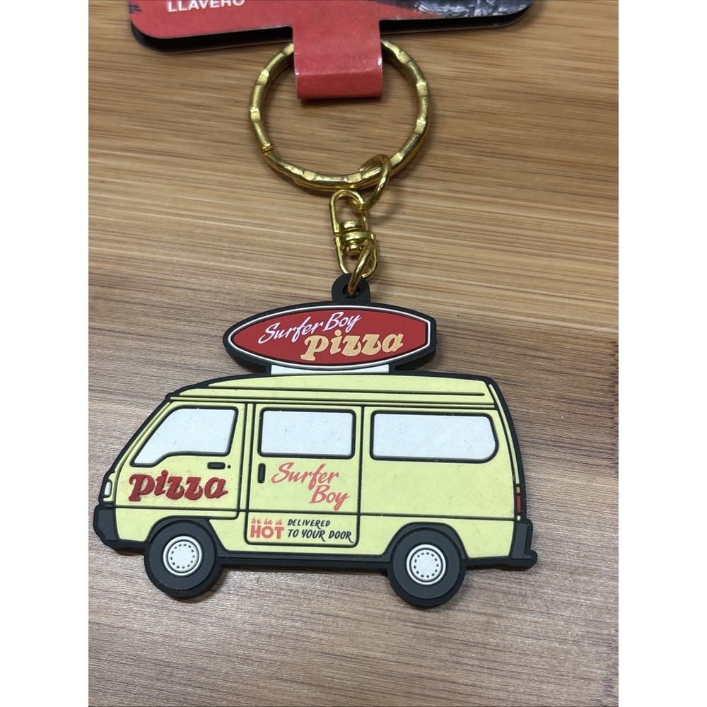 Funko Netflix Stranger Things Surfer Boy Pizza Van Keyring Keychain 2022.. New